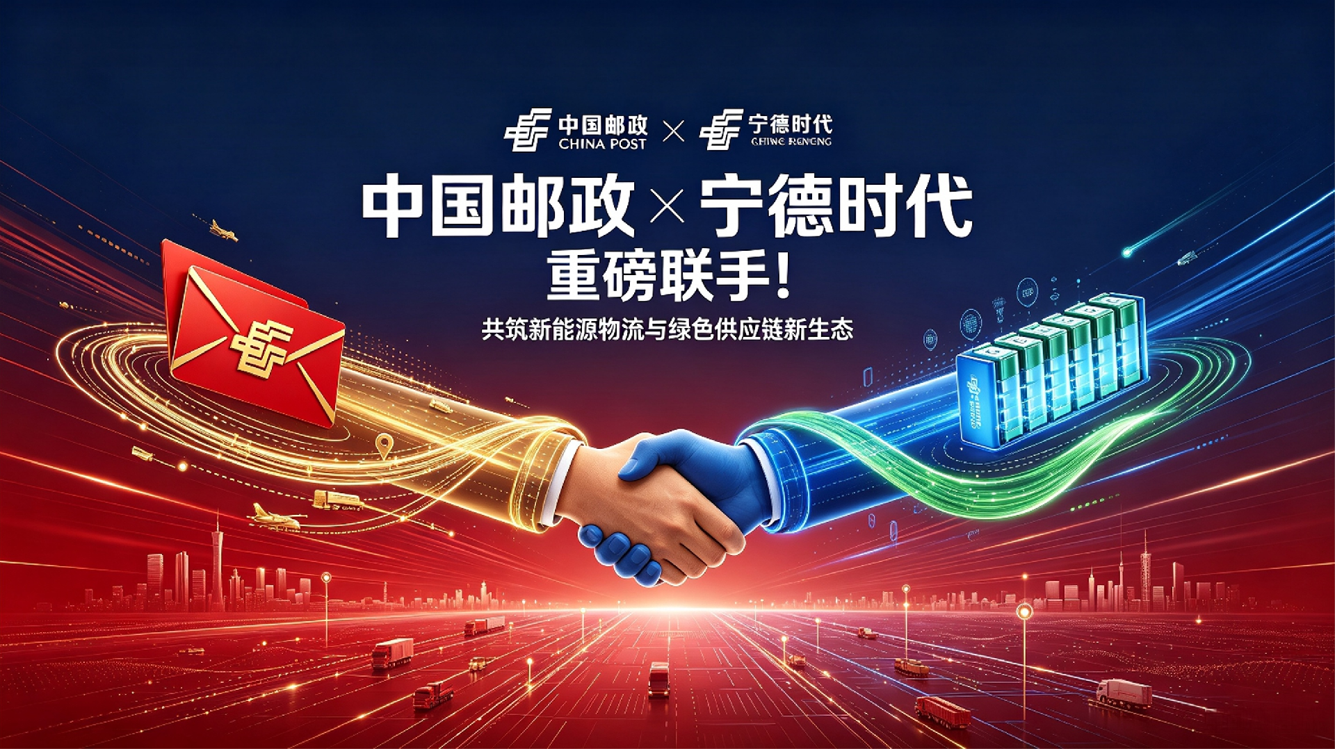 中国邮政×宁德时代，重磅联手！